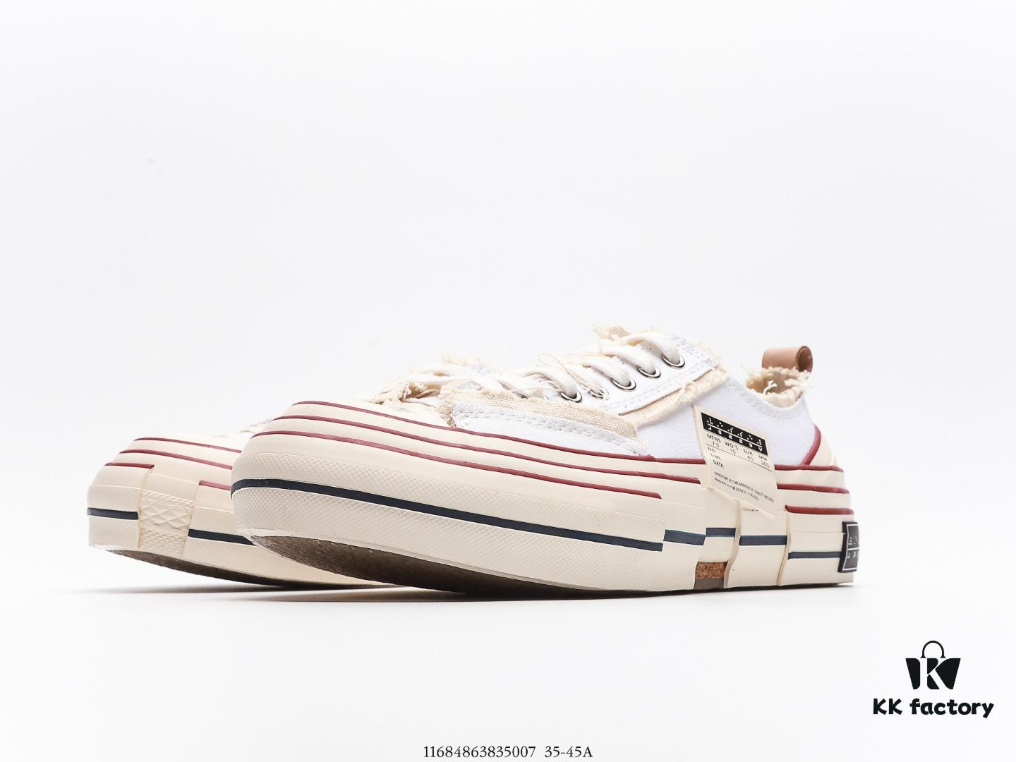 6930e8786e68136f4d9b2e63 High-End Version WU JIANHAO x VESSEL G.O.P. Low Cut Reconstructed Overlapping Platform Cork Low-Top Canvas Vulcanized Casual Elevating Sneakers