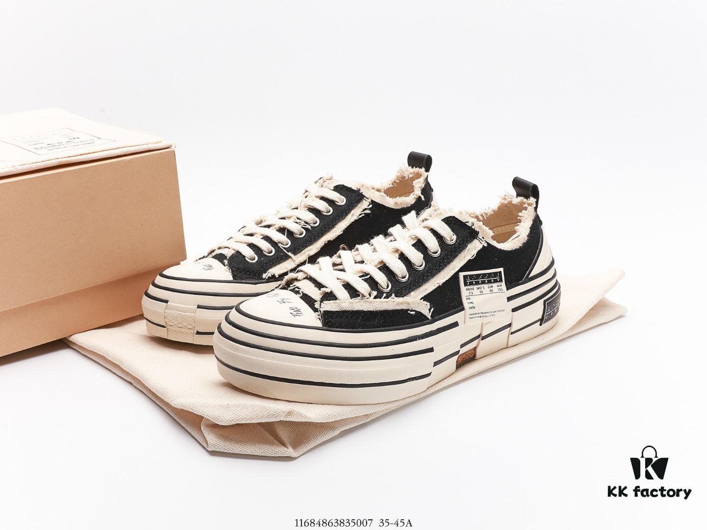 6930e8816e68136f4d9b2e72 Glow-in-the-Dark Premium Version WU JIANHAO x VESSEL G.O.P. Low Cut Dismantled Overlapping Thick Cork Insole Elevated Comfort Canvas Vulcanized Sneakers