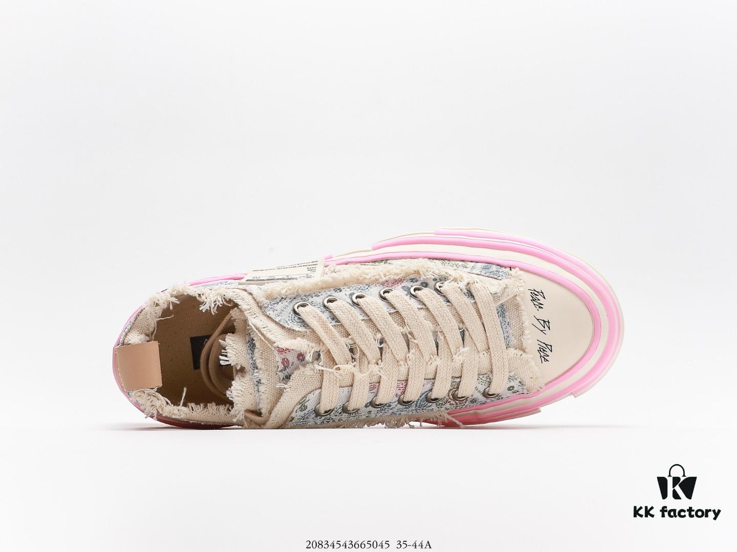 6930e88f6e68136f4d9b2e8b Van Ness Wu G.O.P. Valentine x VESSEL Low-Top Cashew Flower Sneakers, Handcrafted with Traditional Techniques, World's First Cork-Crushed Sole Shoes, Distressed Design, Original Box Packaging, Upgraded Version with Thick Solid Cork Insole, Genuine Gradual Effect, Premium Durable Canvas Upper, Tassel Fringe with Vintage Wear Effect