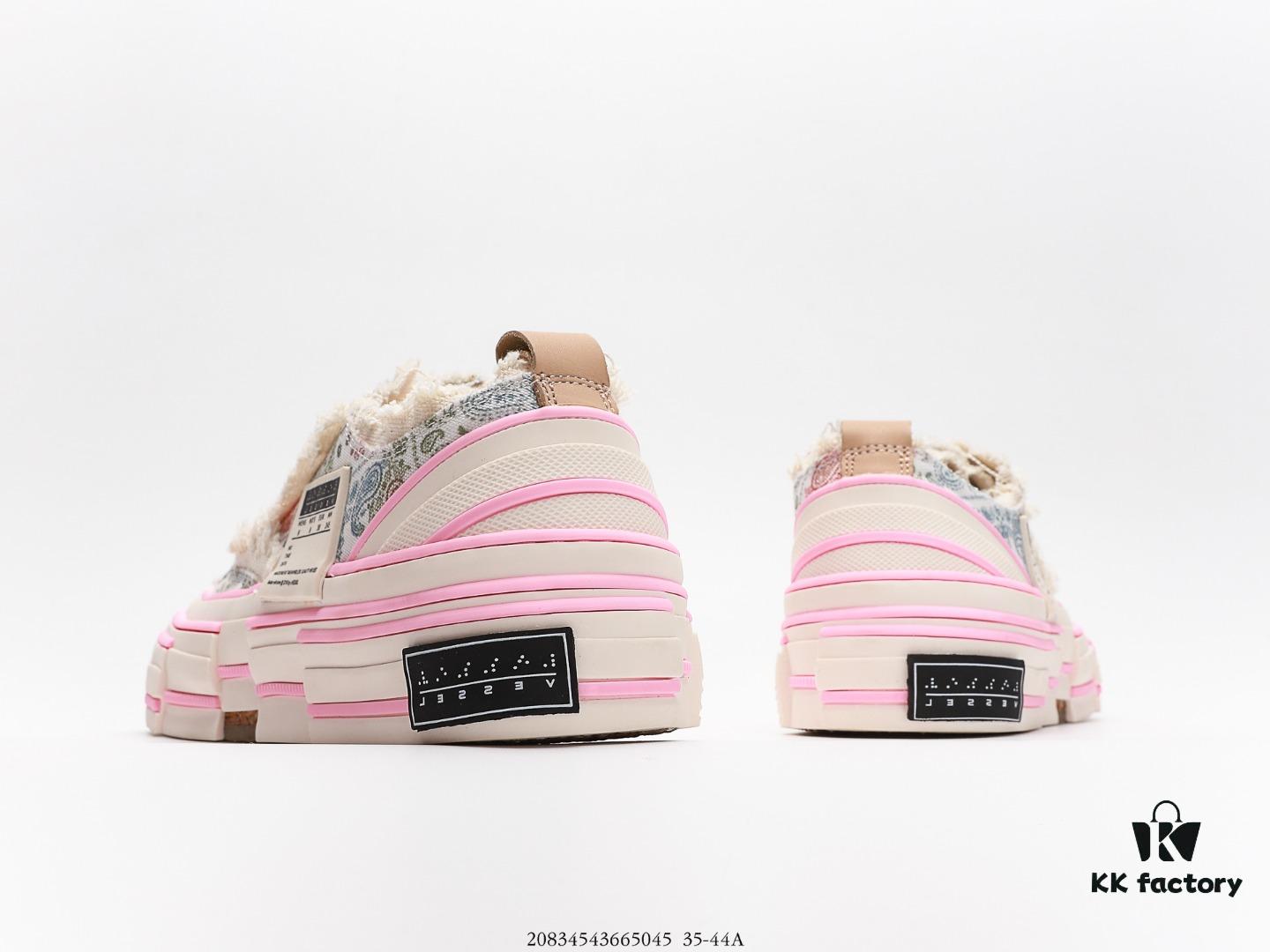 6930e8916e68136f4d9b2e8e Van Ness Wu G.O.P. Valentine x VESSEL Low-Top Cashew Flower Sneakers, Handcrafted with Traditional Techniques, World's First Cork-Crushed Sole Shoes, Distressed Design, Original Box Packaging, Upgraded Version with Thick Solid Cork Insole, Genuine Gradual Effect, Premium Durable Canvas Upper, Tassel Fringe with Vintage Wear Effect