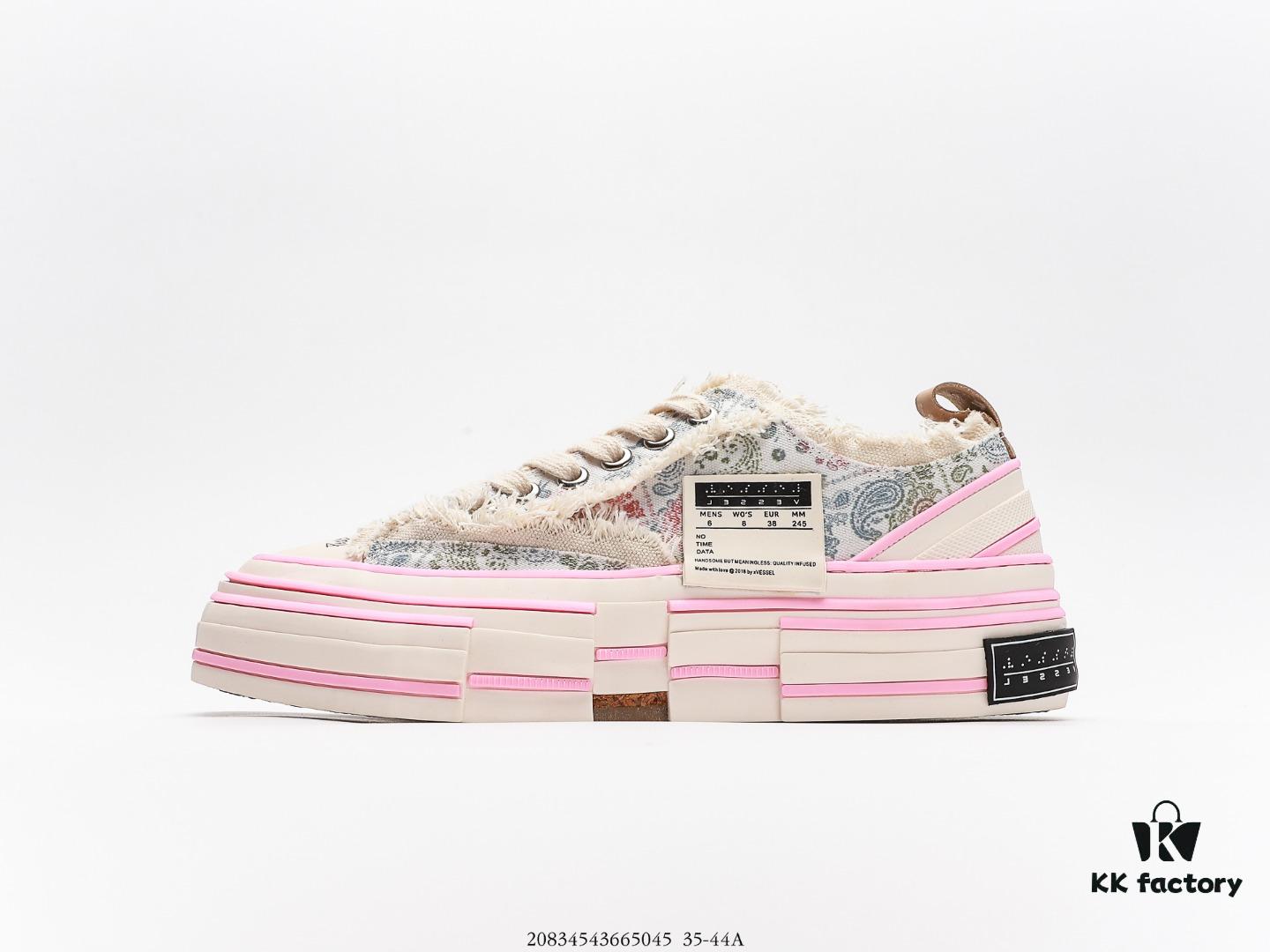 6930e8996e68136f4d9b2e98 Van Ness Wu G.O.P. Valentine x VESSEL Low-Top Cashew Flower Sneakers, Handcrafted with Traditional Techniques, World's First Cork-Crushed Sole Shoes, Distressed Design, Original Box Packaging, Upgraded Version with Thick Solid Cork Insole, Genuine Gradual Effect, Premium Durable Canvas Upper, Tassel Fringe with Vintage Wear Effect