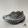 BALENCIAGA Defender Rubber Platform Sneakers Unisex Black Tire-Derived Design