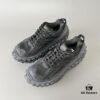 BALENCIAGA Defender Rubber Platform Sneakers Unisex Black Tire-Derived Design
