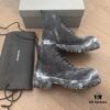 Balenciaga Strike Martin Boots in Asphalt Color