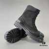 6930e8c76e68136f4d9b2ee8 Balenciaga Strike 20mm Distressed Cotton Canvas Lace-Up Black Ankle Boots