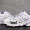 6930e8d56e68136f4d9b2efd Newly Released Paris-made Balenciaga Track 3 Series White and Purple - Premium Quality, Correct Leather Edge and Shoe Shape