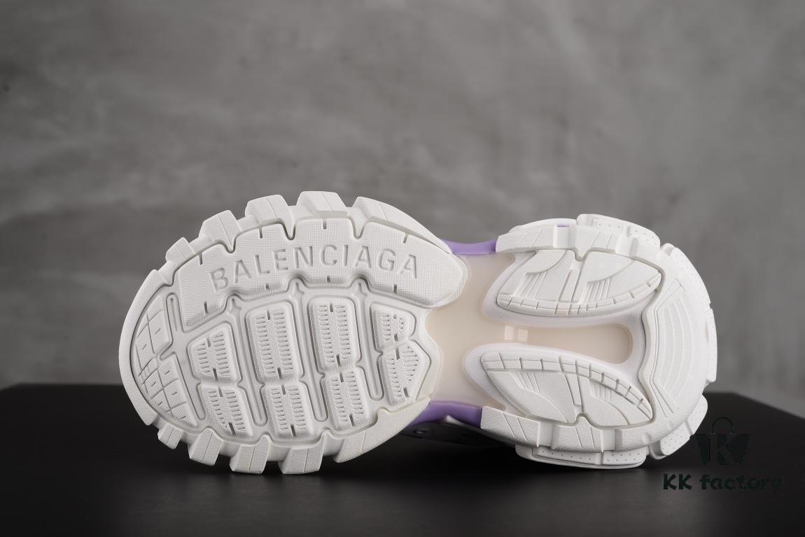 6930e8d66e68136f4d9b2eff Newly Released Paris-made Balenciaga Track 3 Series White and Purple - Premium Quality, Correct Leather Edge and Shoe Shape