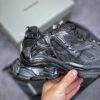 6930e8e76e68136f4d9b2f18 KITH x BALENCIAGA Runner Sneaker Low-Top Retro Running Shoes 'Deconstructed Black and White Logo'