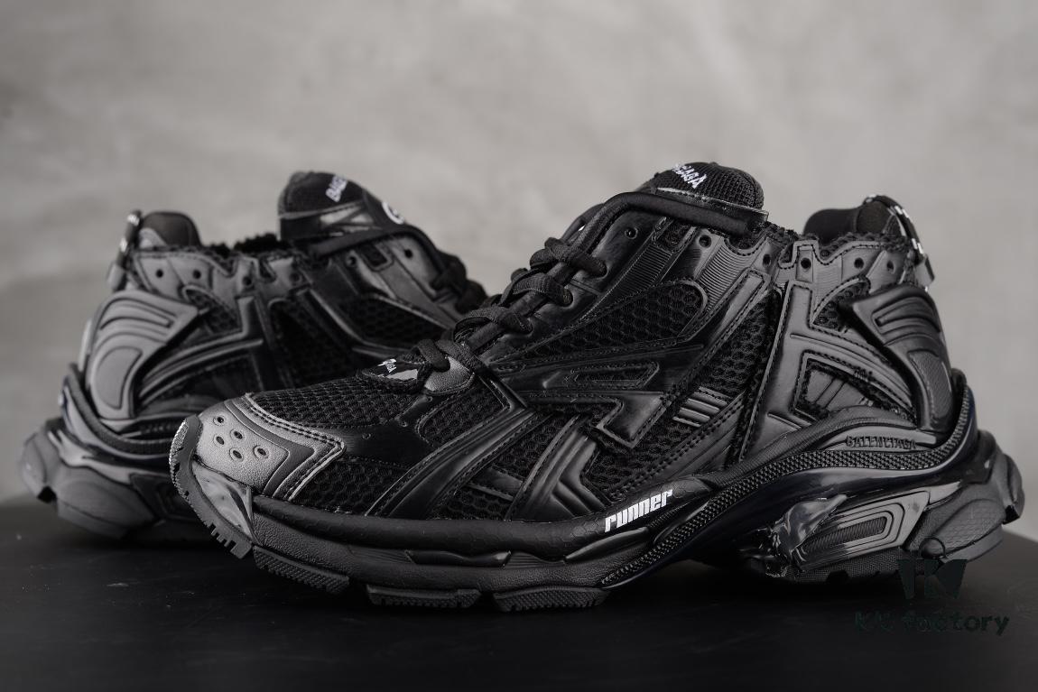 6930e8e76e68136f4d9b2f1a Newly Released Original Bottom Surface Paris Factory Balenciaga Runner 7th Generation Series All Black - Circle Quality Top Tier