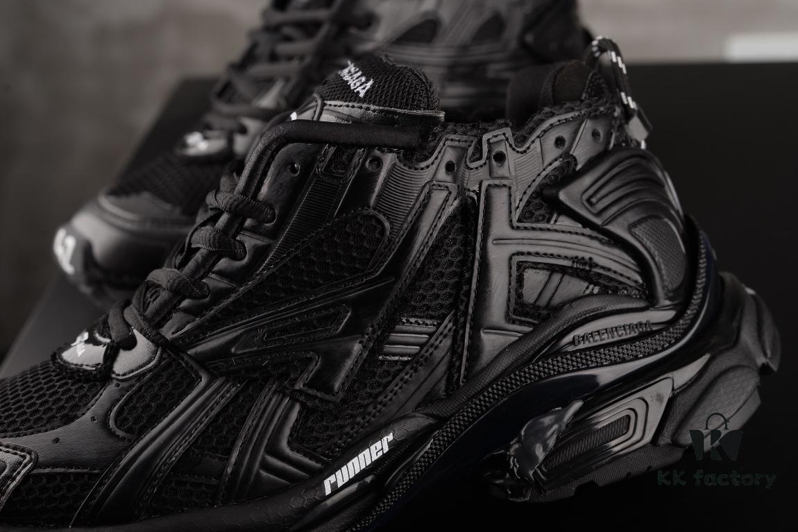 6930e8ea6e68136f4d9b2f1c Newly Released Original Bottom Surface Paris Factory Balenciaga Runner 7th Generation Series All Black - Circle Quality Top Tier