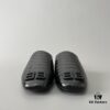 6930e8f26e68136f4d9b2f2b Balenciaga Crocodile-Textured Leather Flat Slip-On Fashion Sandals in Black