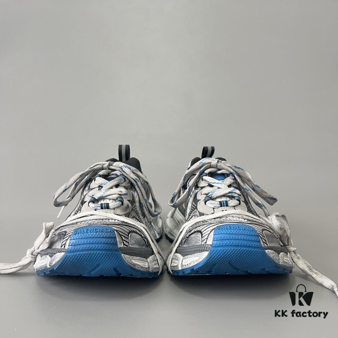 6930e8fe6e68136f4d9b2f39 Balenciaga 3XL Mesh Lace-Up Distressed Low-Top Dad Shoes in Silver Blue