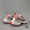 6930e90d6e68136f4d9b2f4f Balenciaga 3XL Mesh Lace-Up Distressed Low-Top Dad Sneakers in White and Red