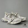 6930e9186e68136f4d9b2f60 Balenciaga 3XL Mesh Lace-Up Distressed Low-Top Dad Sneakers in Light Beige
