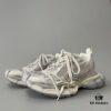 6930e91d6e68136f4d9b2f67 Balenciaga 3XL Mesh Lace-Up Distressed Low-Top Dad Sneakers in Light Beige