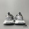 6930e9226e68136f4d9b2f6c Balenciaga 3XL Mesh Lace-up Distressed Low-top Dad Sneakers in Silver Grey