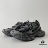 6930e9236e68136f4d9b2f6f Balenciaga Black Mesh Lace-Up Distressed Low-Top Daddy Shoes 3XL