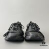 6930e9246e68136f4d9b2f71 Balenciaga Black Mesh Lace-Up Distressed Low-Top Daddy Shoes 3XL