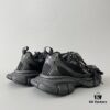 6930e9266e68136f4d9b2f73 Balenciaga Black Mesh Lace-Up Distressed Low-Top Daddy Shoes 3XL