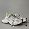 6930e92c6e68136f4d9b2f7a Balenciaga 3XL Mesh Lace-Up Distressed Low-Top Daddy Shoes in White, Red, and Blue