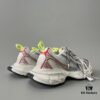 6930e92e6e68136f4d9b2f7b Balenciaga 3XL Mesh Lace-Up Distressed Low-Top Daddy Shoes in White, Red, and Blue