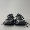 6930e9336e68136f4d9b2f83 Balenciaga 3XL Mesh Lace-Up Distressed Low-Top Daddy Sneakers in Black and White