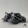 6930e9346e68136f4d9b2f85 Balenciaga 3XL Mesh Lace-Up Distressed Low-Top Daddy Sneakers in Black and White