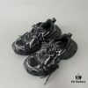 6930e9386e68136f4d9b2f89 Balenciaga 3XL Mesh Lace-Up Distressed Low-Top Daddy Sneakers in Black and White