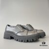 6930e93a6e68136f4d9b2f8d Balenciaga Tractor Leather Chunky Sole Lace-Up Shoes