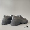 6930e93a6e68136f4d9b2f8e Balenciaga Tractor Leather Chunky Sole Lace-Up Shoes