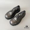 6930e93e6e68136f4d9b2f93 Balenciaga Tractor Leather Chunky Sole Lace-Up Shoes