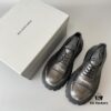 6930e93e6e68136f4d9b2f94 Balenciaga Tractor Leather Chunky Sole Lace-Up Shoes