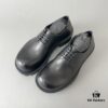 6930e9436e68136f4d9b2f99 Balenciaga Sergent Smooth Calfskin Four-Eyelet Derby Shoes in Black