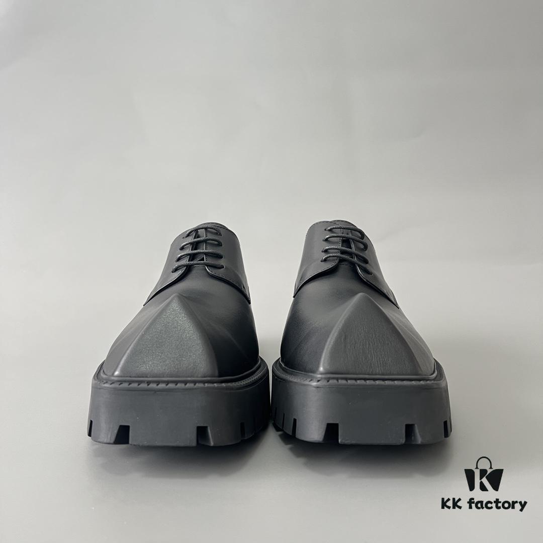 6930e9466e68136f4d9b2f9e Balenciaga Derbies Lace-Up Rhino Shoes