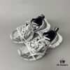 6930e9496e68136f4d9b2fa2 Balenciaga 3XL Mesh Lace-up Distressed Low-top Dad Sneakers in Silver Grey