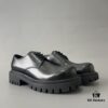 6930e9516e68136f4d9b2fb2 Balenciaga Sergent Derby Shoes in Black Split-Pearl Calfskin