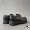 6930e9526e68136f4d9b2fb3 Balenciaga Sergent Derby Shoes in Black Split-Pearl Calfskin