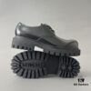 6930e9546e68136f4d9b2fb7 Balenciaga Sergent Derby Shoes in Black Split-Pearl Calfskin