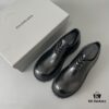 6930e9556e68136f4d9b2fb9 Balenciaga Sergent Derby Shoes in Black Split-Pearl Calfskin