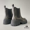 6930e9586e68136f4d9b2fbd Balenciaga Tractor Leather Platform Ankle Boots with Distressed Detailing