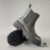 6930e9596e68136f4d9b2fc0 Balenciaga Tractor Leather Platform Ankle Boots with Distressed Detailing