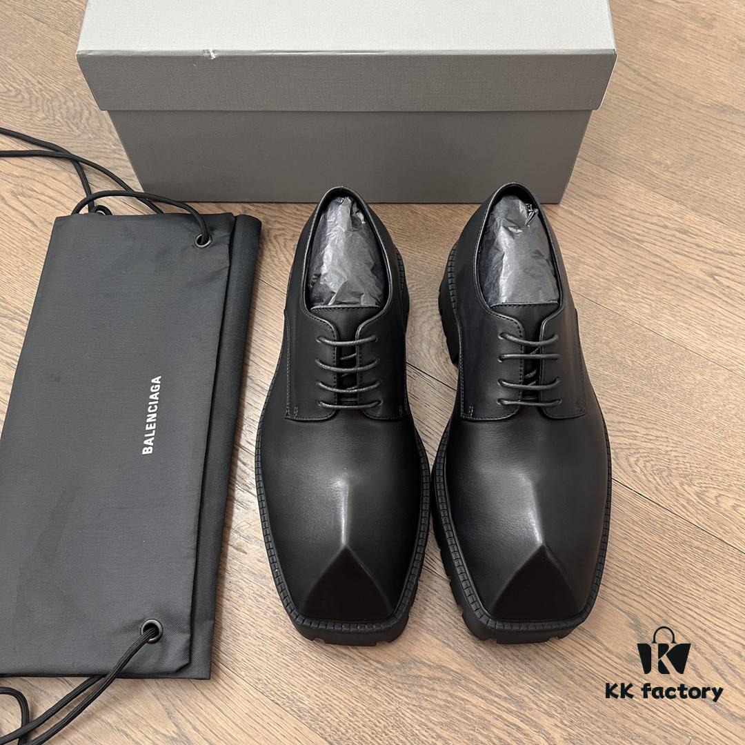 6930e9636e68136f4d9b2fcb Balenciaga Derbies Lace-up Rhino Shoes
