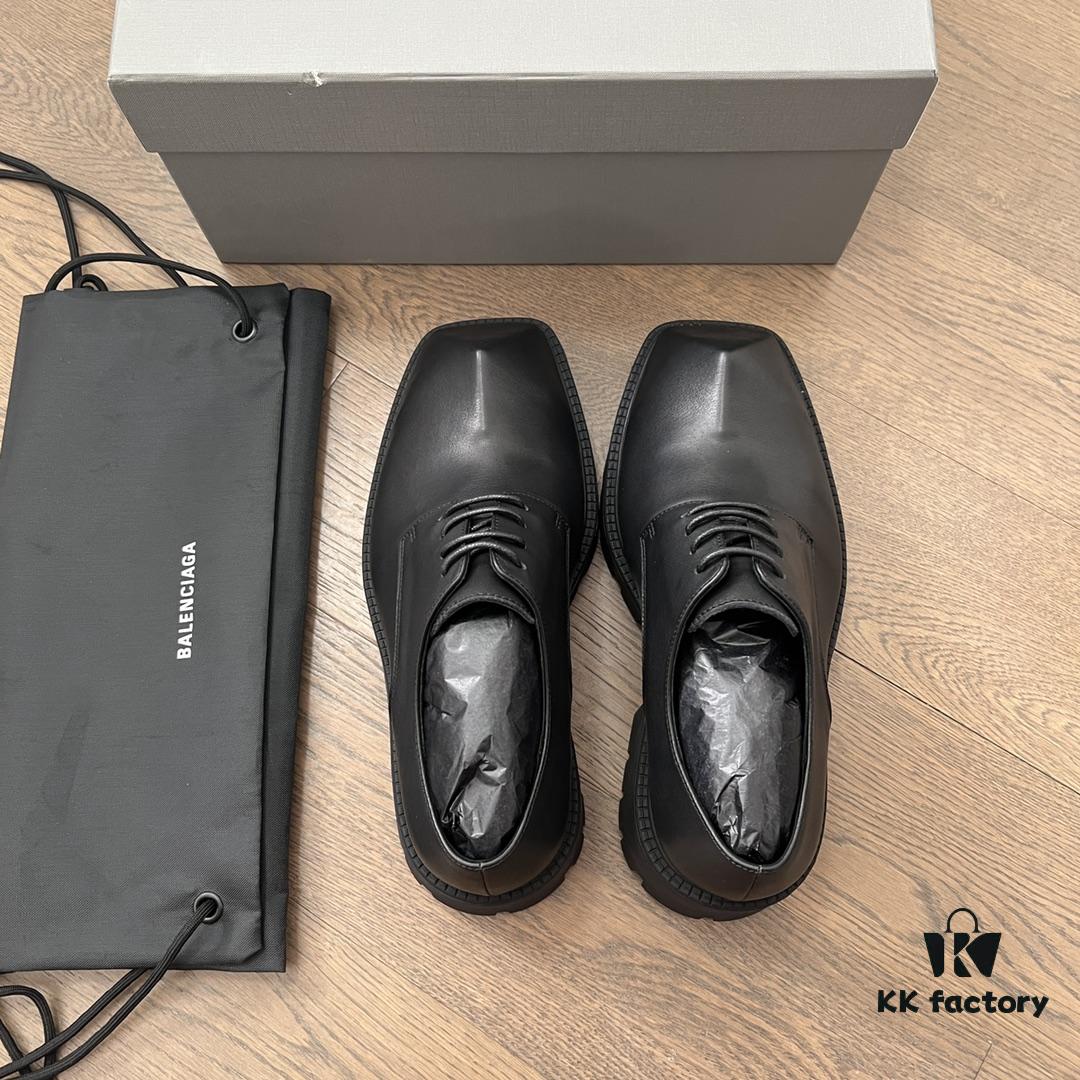 6930e9636e68136f4d9b2fcc Balenciaga Derbies Lace-up Rhino Shoes