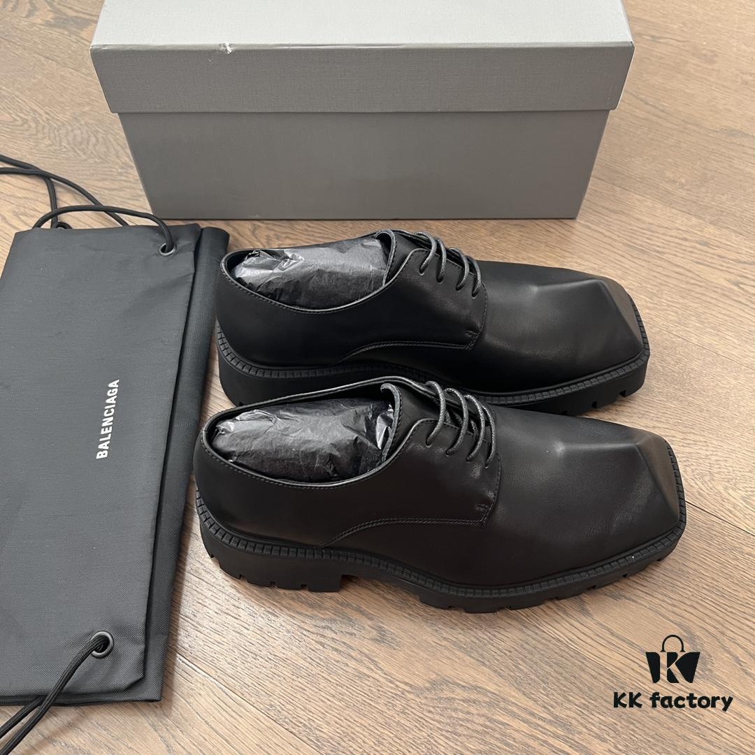 6930e9646e68136f4d9b2fcd Balenciaga Derbies Lace-up Rhino Shoes
