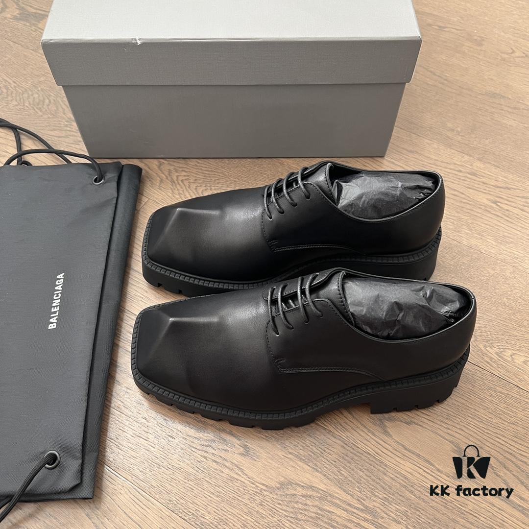 6930e9656e68136f4d9b2fcf Balenciaga Derbies Lace-up Rhino Shoes