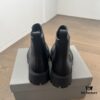 6930e96b6e68136f4d9b2fd6 Balenciaga Paris Rhino Chelsea Ankle Boots, Durable British Style, Mid-Cut Chukka Boots
