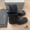 6930e9706e68136f4d9b2fdc Balenciaga Paris Rhino Chelsea Ankle Boots, Durable British Style, Mid-Cut Chukka Boots