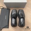 6930e9726e68136f4d9b2fdf Balenciaga Trooper 4-Eyelet Lace-Up Platform Square-Toe Derby Shoes