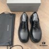 6930e97d6e68136f4d9b2fef Balenciaga lace-up platform oxford casual leather shoes