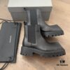 6930e97e6e68136f4d9b2ff1 Balenciaga Paris Rhino Chelsea Ankle Boots, Durable British Style, Mid-Cut Chukka Boots